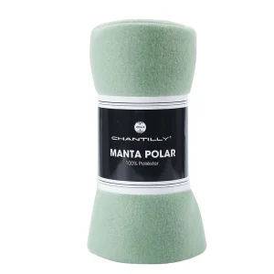 Manta de Polar 125 x 150 cms / Verde - Chantilly