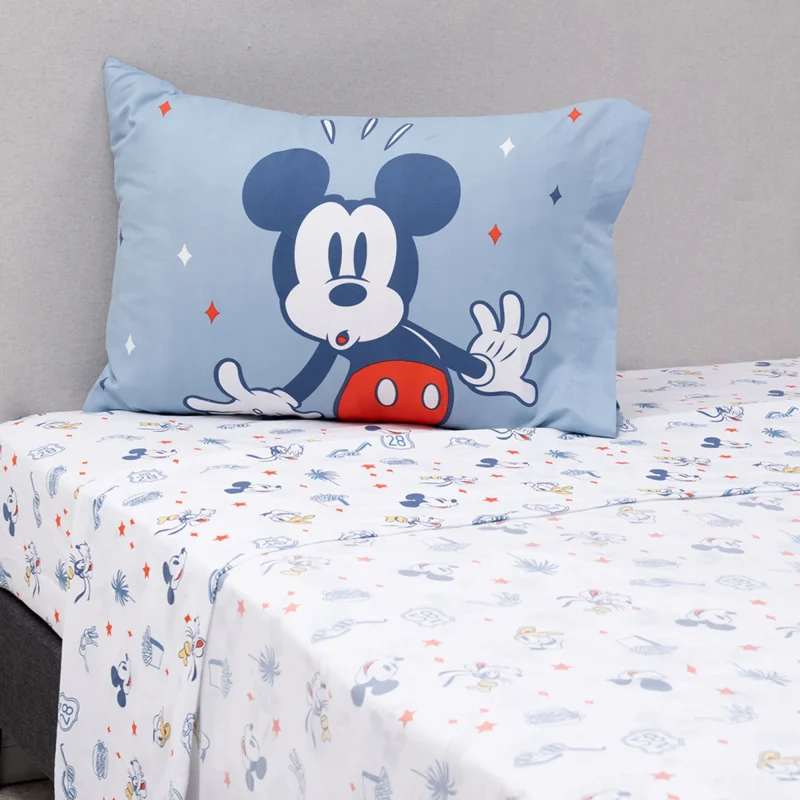 Juego Sábana Microfibra Single / Mickey Friends - Mashini