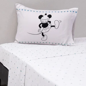 Juego Sábana Microfibra Single / Mickey Moving - Mashini