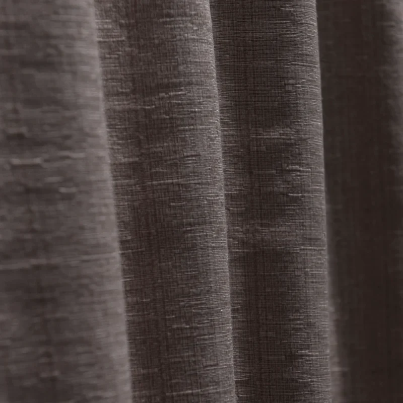Set De Cortinas 8 Piezas Valdivia Jacquard / Gris - Mashini - Imagen 3
