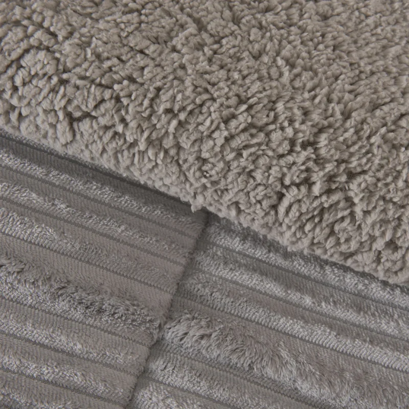 Plumón Corduroy Coral Sherpa King / Gris - Mashini - Imagen 2