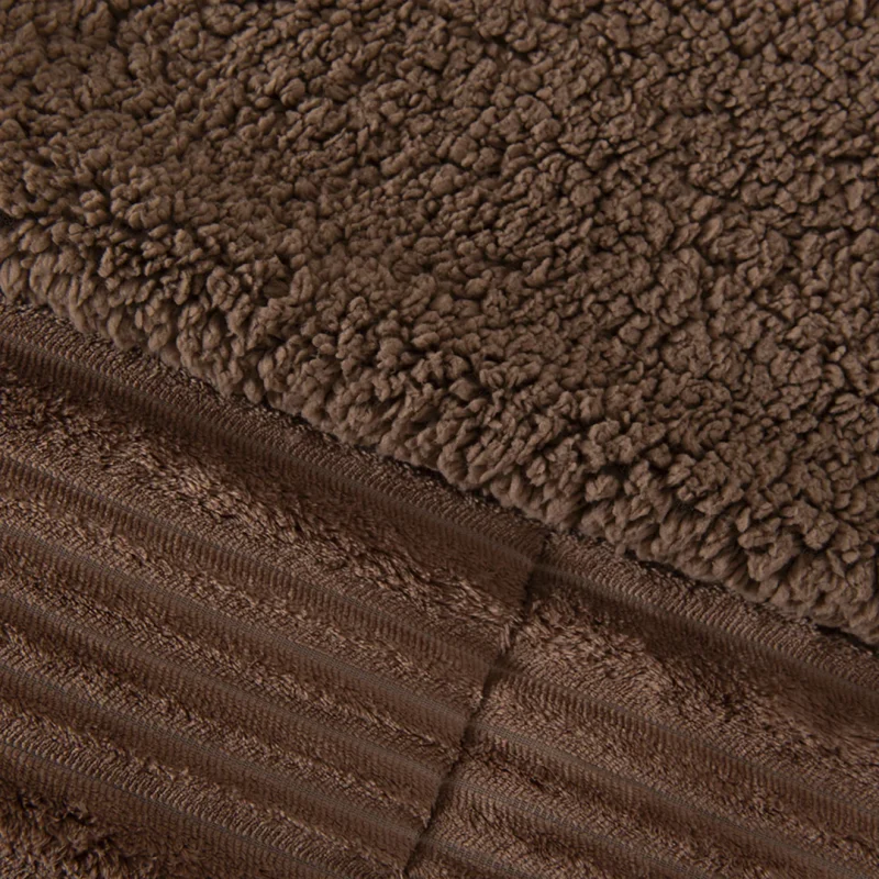 Plumón Corduroy Coral Sherpa King / Café - Mashini - Imagen 2