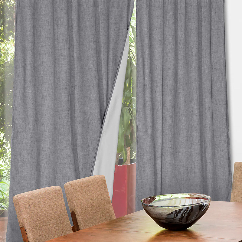 Cortinas Blackout Lino / Grey - Masel - Imagen 2