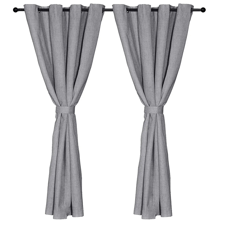 Cortinas Blackout Lino / Grey - Masel