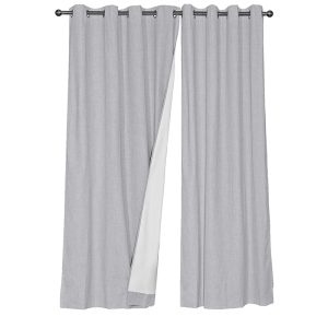 Cortinas Blackout Lino / Light Grey - Masel