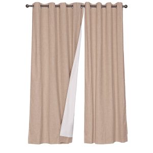 Cortinas Blackout Lino / Beige - Masel