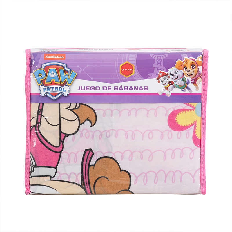 Juego Sábana Microfibra Single / Paw Patrol Niña Sky - Mashini - Imagen 3