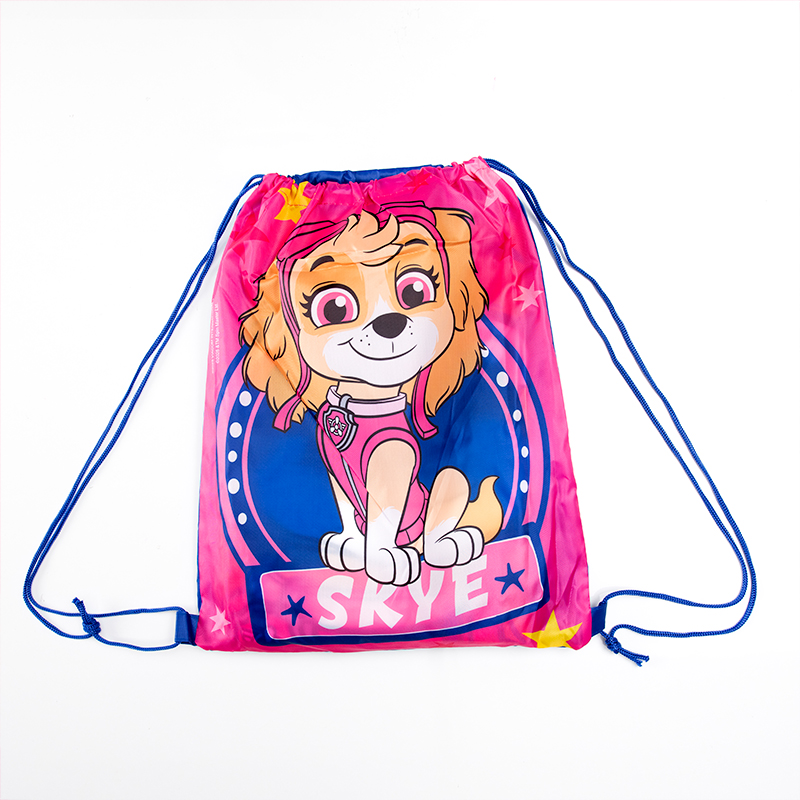 Toalla de Playa 70x140 cm + Bolso / Paw Patrol Niña Fucsia - Mashini - Imagen 3