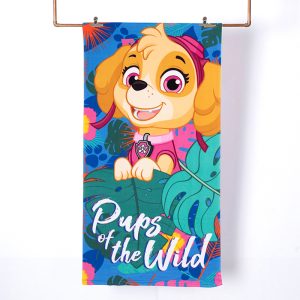 Toalla de Playa 70x140 cm + Bolso / Paw Patrol Niña Wild - Mashini