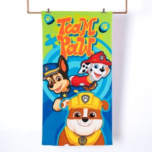 Toalla de Playa 70x140 cm + Bolso / Paw Patrol Niño Team - Mashini