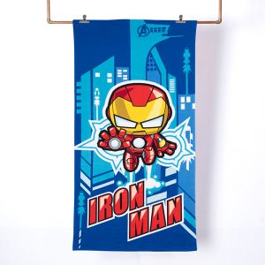 Toalla de Playa 70x140 cm + Bolso / Avengers Iron - Mashini