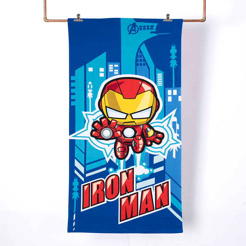 Toalla de Playa 70x140 cm + Bolso / Avengers Iron - Mashini