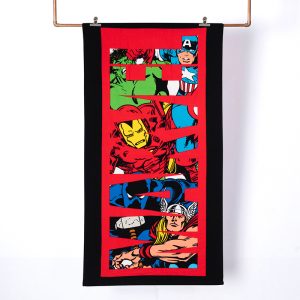 Toalla de Playa 70x140 cm + Bolso / Avengers Todos - Mashini