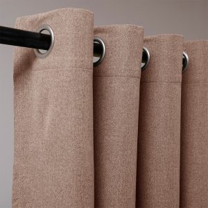 Set de Cortinas Blackout Argolla Romana / Beige - Mashini
