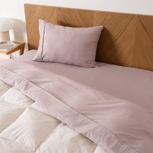 Juego de Sábanas Embossed 1.5 Plazas / Violeta - Plumetti