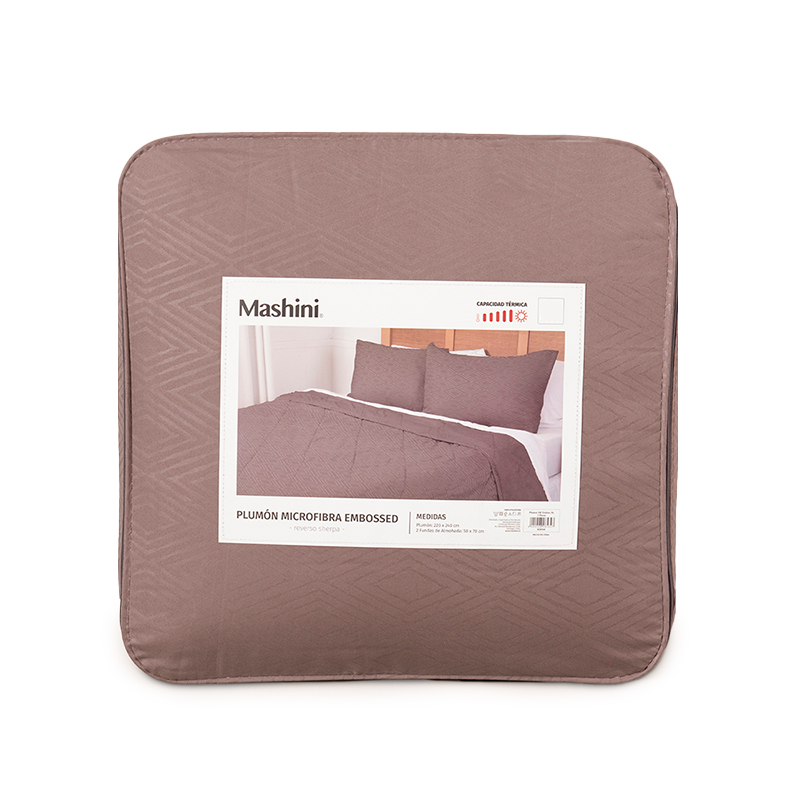 Plumón MF Emboss Sherpa 2 Plazas / Taupe - Mashini - Imagen 3