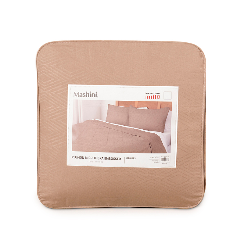 Plumón MF Emboss Sherpa 1.5 Plazas / Café - Mashini - Imagen 3
