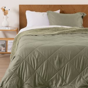 Plumón MF Emboss Sherpa 1.5 Plazas / Verde - Mashini