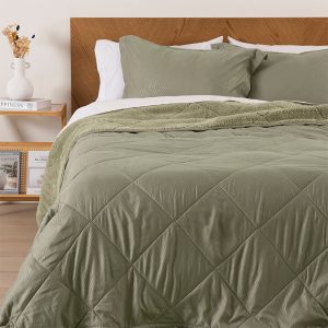 Plumón MF Emboss Sherpa 2 Plazas / Verde - Mashini