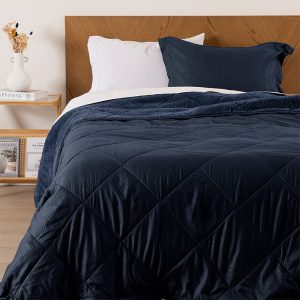 Plumón MF Emboss Sherpa 1.5 Plazas / Azul - Mashini