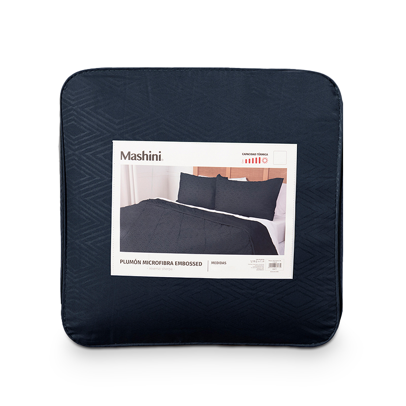 Plumón MF Emboss Sherpa 2 Plazas / Azul - Mashini - Imagen 3