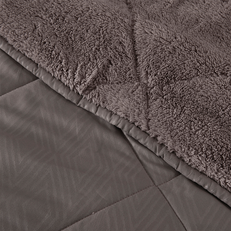 Plumón MF Emboss Sherpa 2 Plazas / Gris - Mashini - Imagen 2