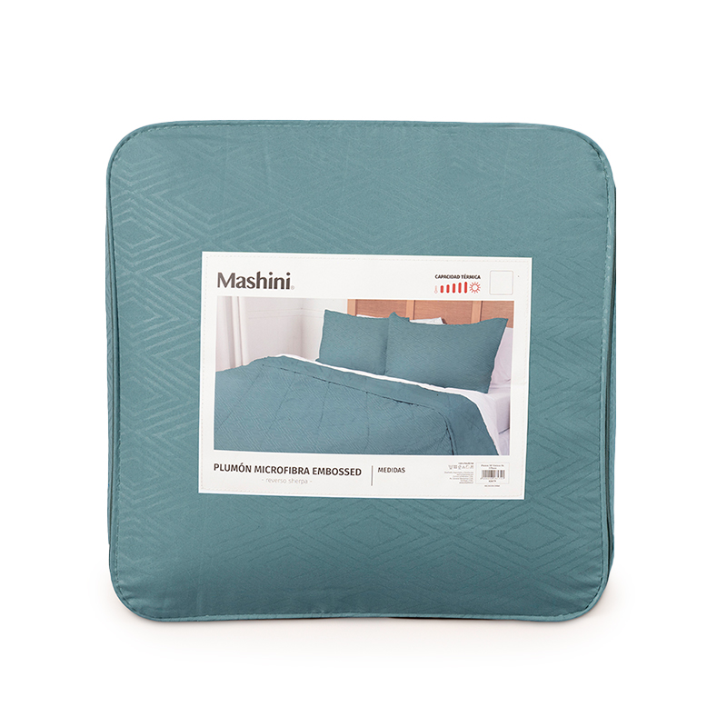 Plumón MF Emboss Sherpa 1.5 Plazas / Turquesa - Mashini - Imagen 3