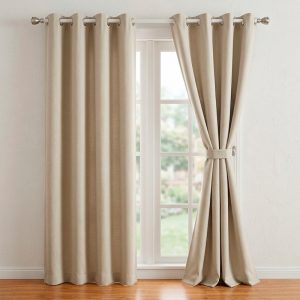 Set Cortinas TPU Mauve 4 Piezas Blackout / Beige - Doral