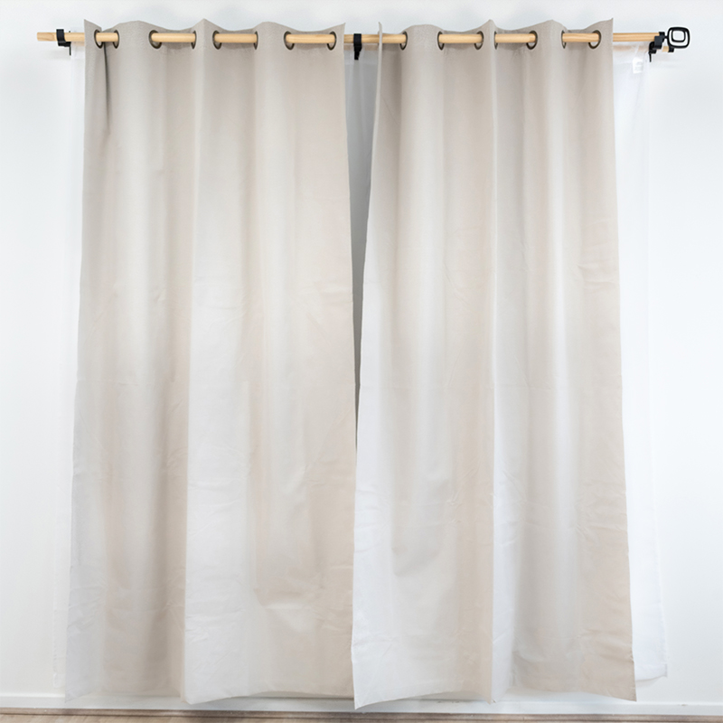 Combo Cortinas Blackout TPU Muguet 6 piezas / Arena - Doral - Imagen 2