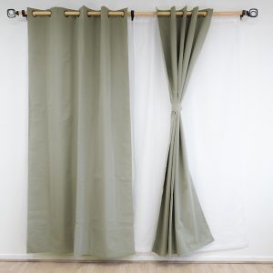 Combo Cortinas Blackout TPU Muguet 6 piezas / Taupe - Doral