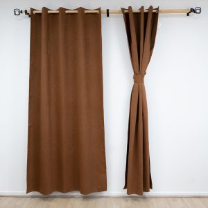 Set Cortinas ARG Varsovia Blackout TPU 4 Piezas / Cafe - Doral