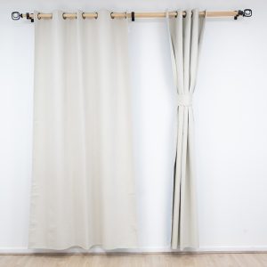 Set Cortinas ARG Varsovia Blackout TPU 4 Piezas / Crudo - Doral