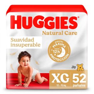 Pañal Natural Care XG 52 Und - Huggies