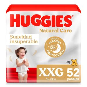 Pañal Natural Care XXG 52 Und - Huggies