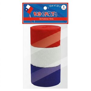 Set 3 Festones Tricolor 10 mts 3 und - Big Party