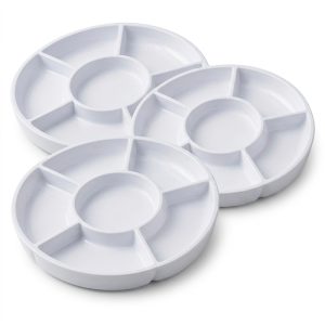 Bandeja Red con Divisiones 3 und. 31cm / Blanco - Big Party