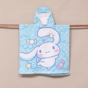 Toalla de Playa con Capucha 60x120cm. / Cinnamoroll Nubes - Mashini