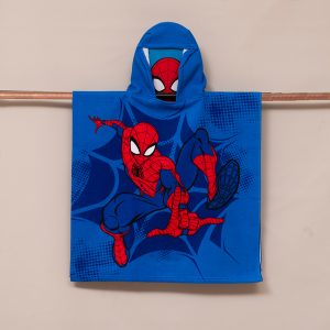 Toalla de Playa con Capucha 60x120cm. / Spiderman Telas - Mashini