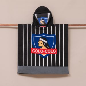Toalla de Playa con Capucha 60x120cm. / Colo Colo Campeón - Mashini