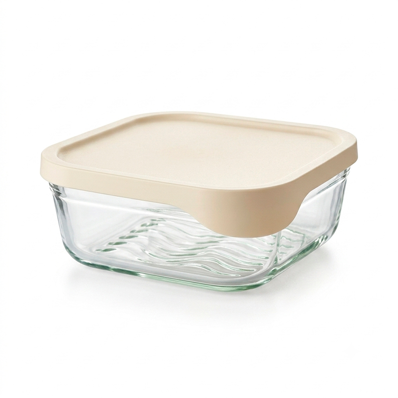 Hermético de Vidrio Cuadrado Glass Try 1320 ml - Doral - Imagen 2