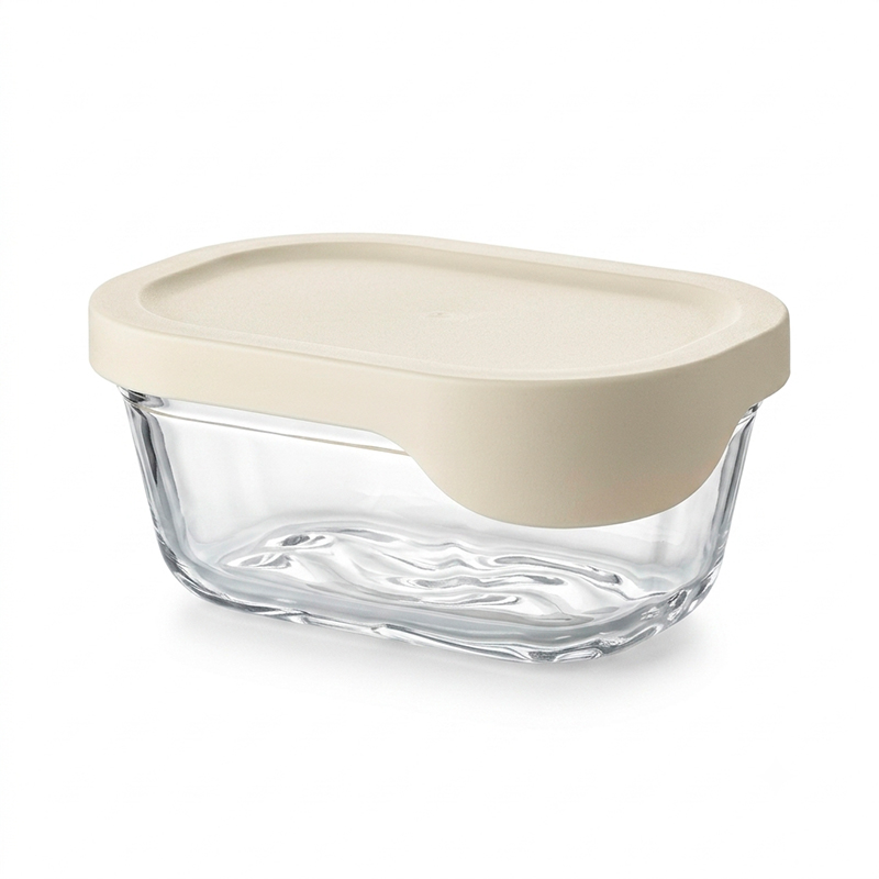 Hermético de Vidrio Rectangular Glass Try 370 ml - Doral - Imagen 2