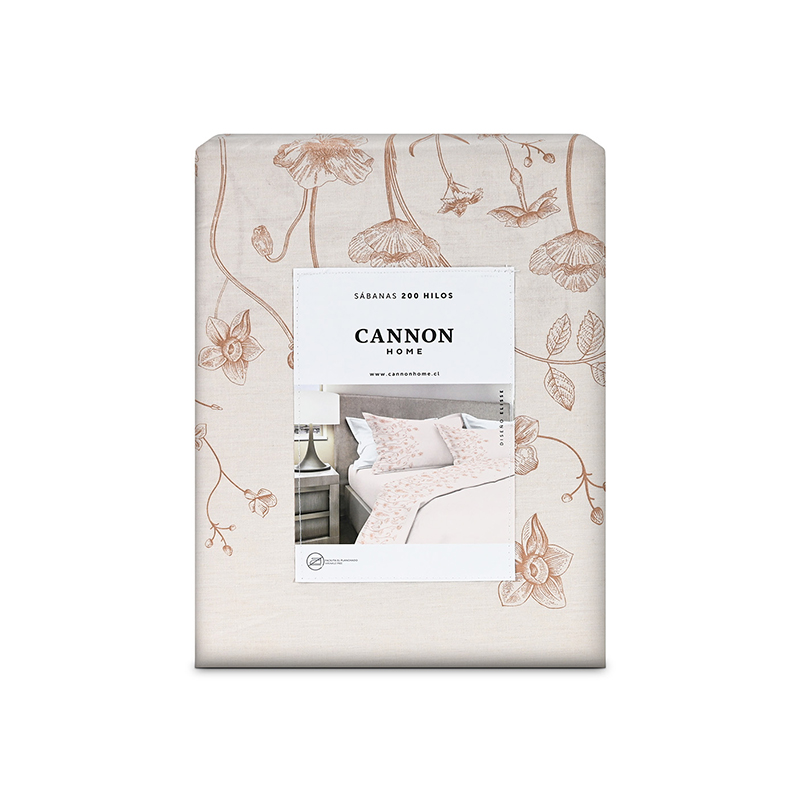 Juego de Sábanas Estampadas 200 Hilos 2.5 Plazas / Elisse - Cannon - Imagen 3