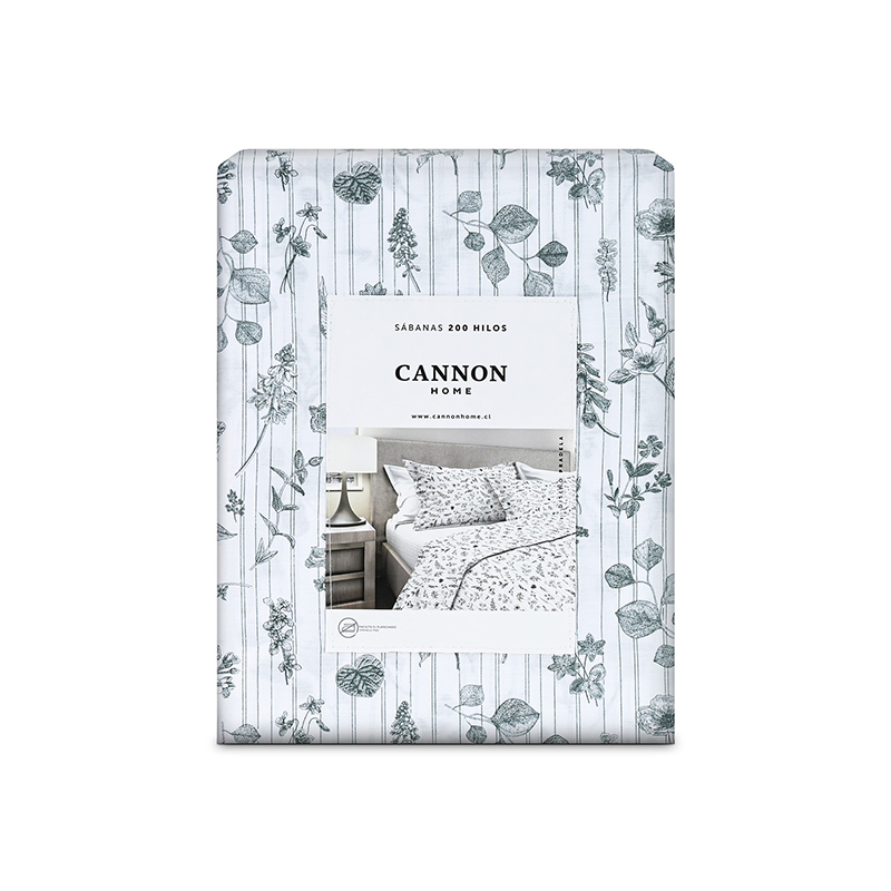 Juego de Sábanas Estampadas 200 Hilos 1.5 Plazas / Pradela - Cannon - Imagen 3