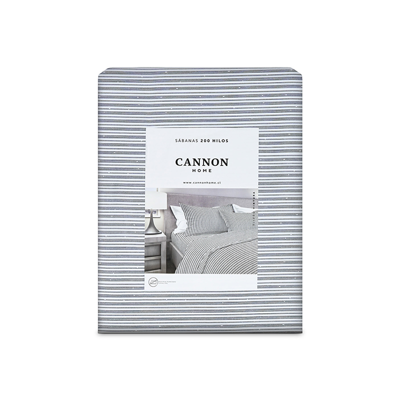Juego de Sábanas Estampadas 200 Hilos 2 Plazas / Vintura - Cannon - Imagen 3