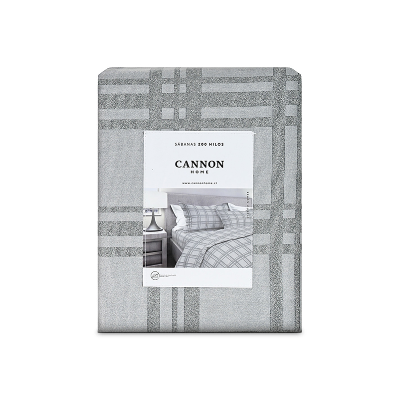 Juego de Sábanas Estampadas 200 Hilos 2 Plazas / Cuvee - Cannon - Imagen 3
