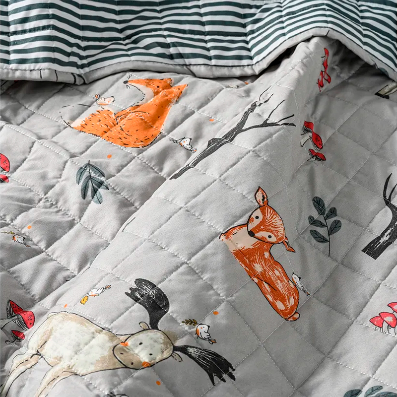 Quilt Estampado 1.5 Plazas / Fox - American Family - Imagen 4