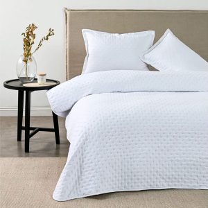 Quilt Dots Heatpress 2 Plazas / Blanco - American Family