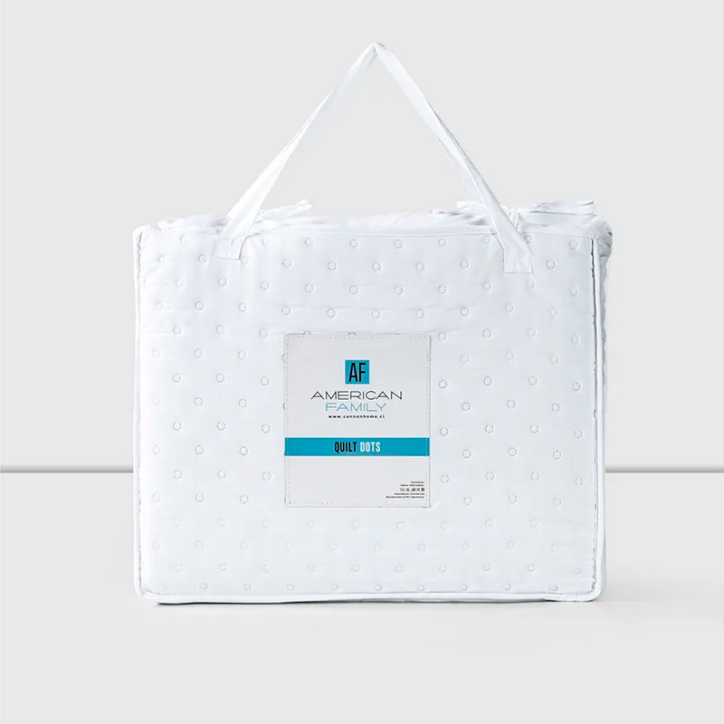 Quilt Dots Heatpress 2 Plazas / Blanco - American Family - Imagen 4