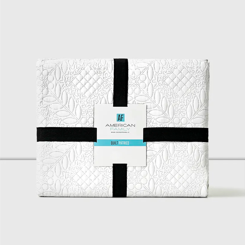 Quilt Patrice 1.5 Plazas / Blanco- American Family - Imagen 4