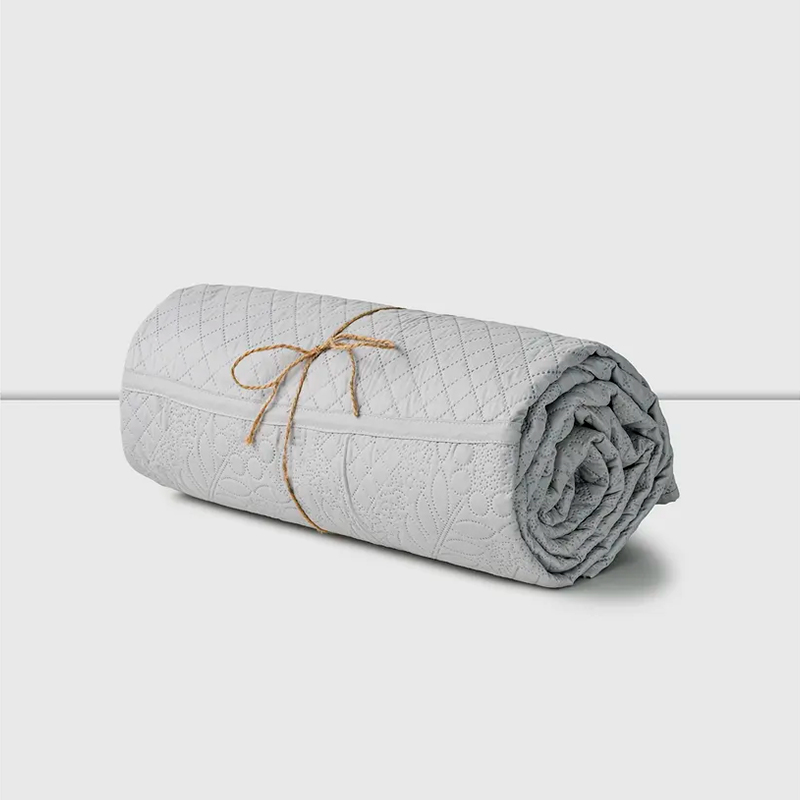 Quilt Patrice 1.5 Plazas / Gris- American Family - Imagen 3